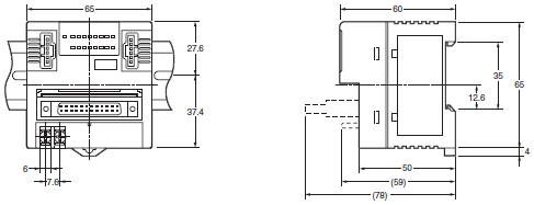 GT1-ID / OD 外形尺寸 8 GT1-ID16ML_Dim