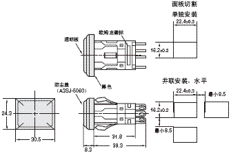 A3S 外形尺寸 31 ASJ-5060_Dim