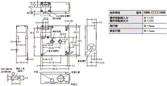 D4NL 外形尺寸 9 D4NL-□□□□-B4S_Dim