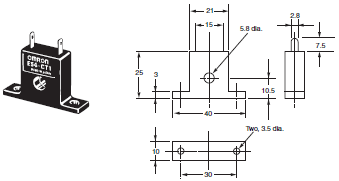 E5GN 外形尺寸 15 E54-CT1_Dim1