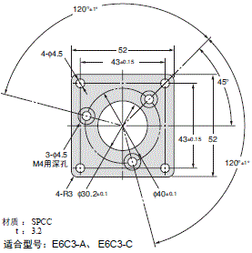 E69-□ 外形尺寸 5 