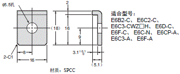 E69-□ 外形尺寸 11 