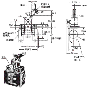 D4N-□R 外形尺寸 31 D4N-5[]72R_Dim