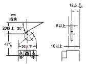 D4N-□R 外形尺寸 43 D4N-[][]62R_Dim