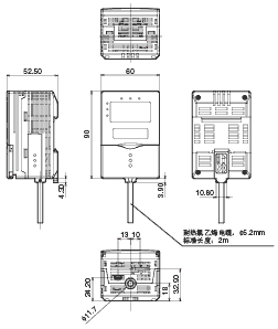 ZS-L 外形尺寸 6 ZS-MDC□1_Dim