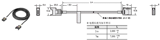 E2C-EDA 外形尺寸 10 