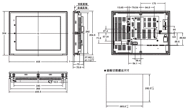 NS系列 外形尺寸 2 NS15_Dim