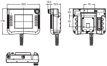 NS系列 外形尺寸 8 Hand-held NS5_Dim