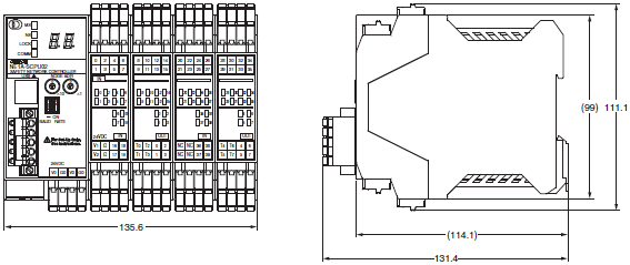 NE1A-SCPU系列 外形尺寸 4 NE1A-SCPU02_Dim