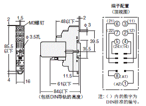 K7L-U□ / UD□□ 外形尺寸 6 