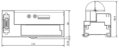 CRT1-AD04 / DA02 外形尺寸 2 CRT1-AD04_Dim