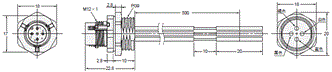 XS5 外形尺寸 67 XS5M-D426-5_Dim