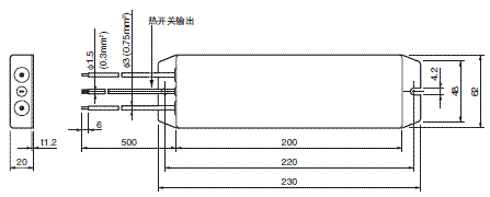 R88M-G, R88D-GT 外形尺寸 126 