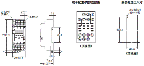 H3Y 外形尺寸 25 