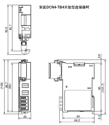 CRT1-VAD04□□ / VDA02□□ 外形尺寸 10 CRT1-VAD04S_Dim