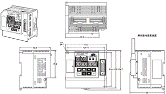 3F88L-160 / 162 外形尺寸 2 