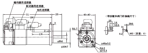 R88M-K, R88D-KT 外形尺寸 23 