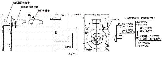 R88M-K, R88D-KT 外形尺寸 28 