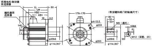 R88M-K, R88D-KT 外形尺寸 99 