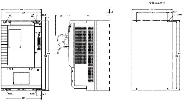 R88M-K, R88D-KT 外形尺寸 10 