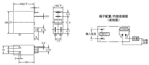 G3RZ 外形尺寸 2 