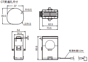 ZN-CTX / CTM 外形尺寸 7 