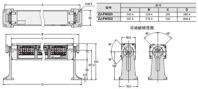 ZJ-FW 外形尺寸 2 