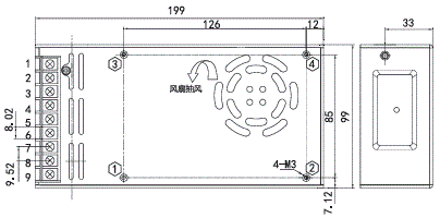 S8JD 外形尺寸 1 