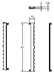 E5EC-800 / E5EC-B-800 外形尺寸 5 