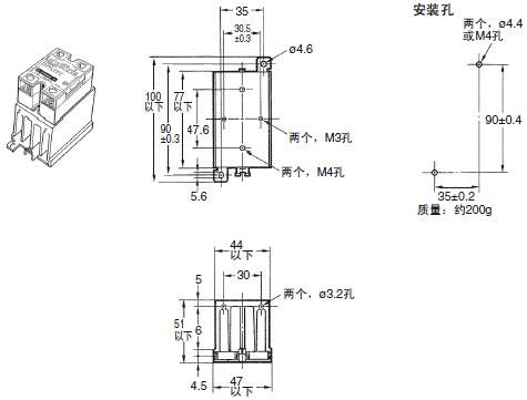 G3NB 外形尺寸 10 