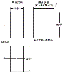 E5EC-PR-800 外形尺寸 2 