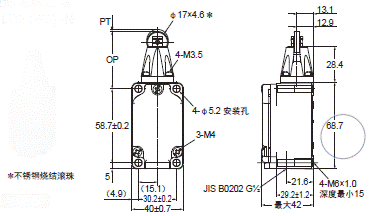 WL-N / WLG 外形尺寸 33 