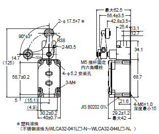 WL-N / WLG 外形尺寸 84 