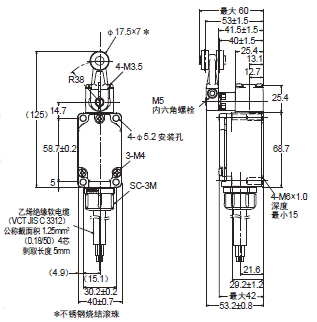 WL-N / WLG 外形尺寸 100 