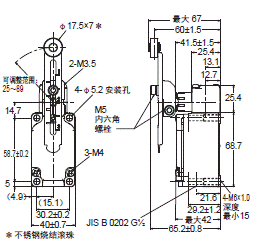 WL-N / WLG 外形尺寸 104 