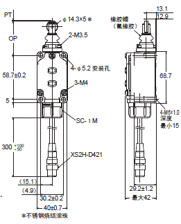 WL-N / WLG 外形尺寸 152 