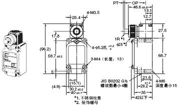 WL / WLM 外形尺寸 15 