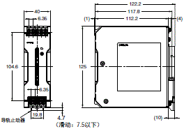 S8VK-T 外形尺寸 1 