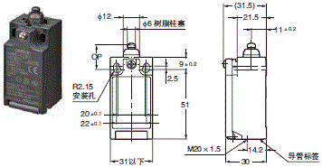 D4NE 外形尺寸 1 