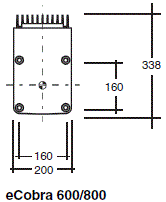 eCobra 800 Lite / Standard / Pro 外形尺寸 2 