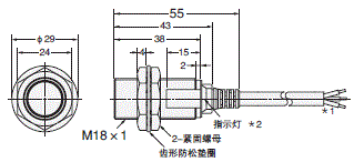 E2EQ-□-IL□ 外形尺寸 3 