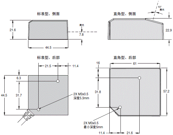 MS-3系列 外形尺寸 1 