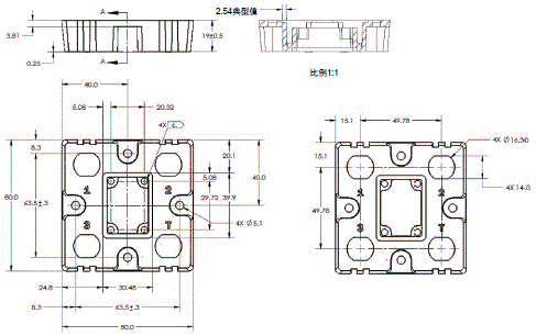 MicroHAWK F430-F/F420-F系列 外形尺寸 12 