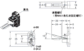 D4GS-N 外形尺寸 11 D4GS-NK4_Dim