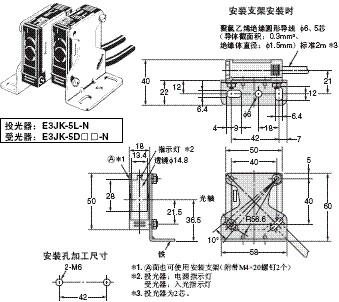 E3JM 外形尺寸 4 