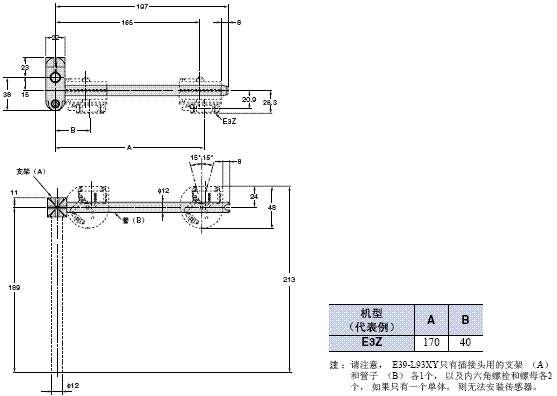 E39-L93□ / L150 / L151 / L98 外形尺寸 9 E39-L93XY_Dim