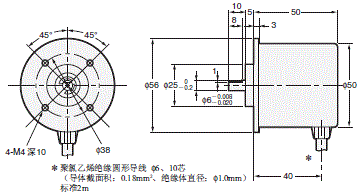 E6CP-A 外形尺寸 2 