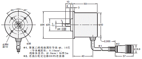 E6CP-A 外形尺寸 4 