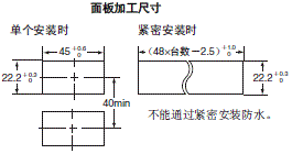 K3GN 外形尺寸 4 