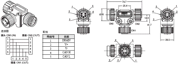 DCA2 / DCN3 / XS4 外形尺寸 55 DCN3-11_Dim